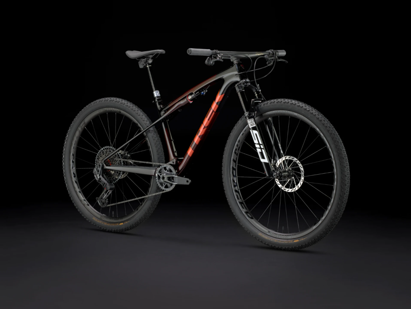 Trek Supercaliber SLR 9.9 XO AXS Full Suspension Mountain Bike 2024 in Carbon Red Smoke-1